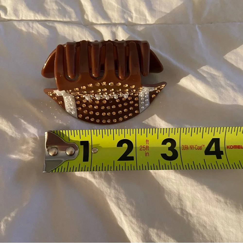 🏈 Hair Clip Adorned with/ Rhinestones